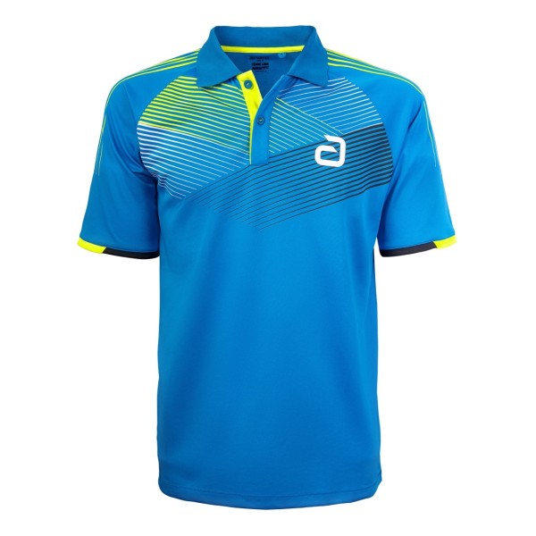 Andro Shirt Avos Coton bleu/jaune