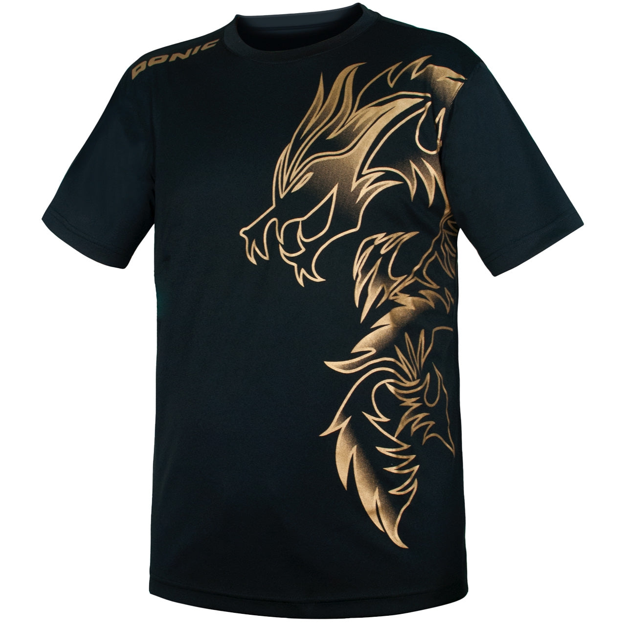 Donic T-Shirt Dragon noir/gold