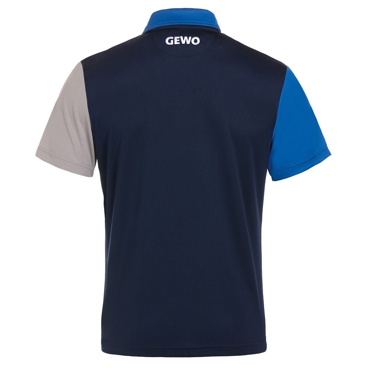 Gewo shirt Ravenna Katoen/Polyester marine/royalblauw