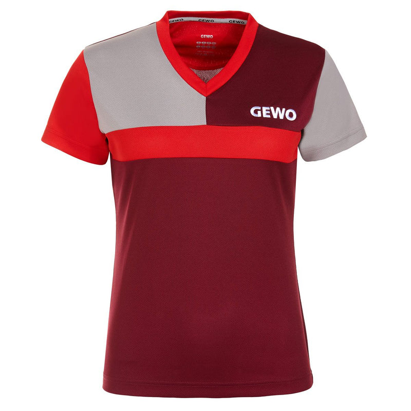 Gewo shirt Ravenna Lady bordeau/rood