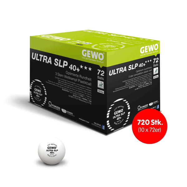 Gewo Balls Ultra SLP 40+*** 10x 72 white