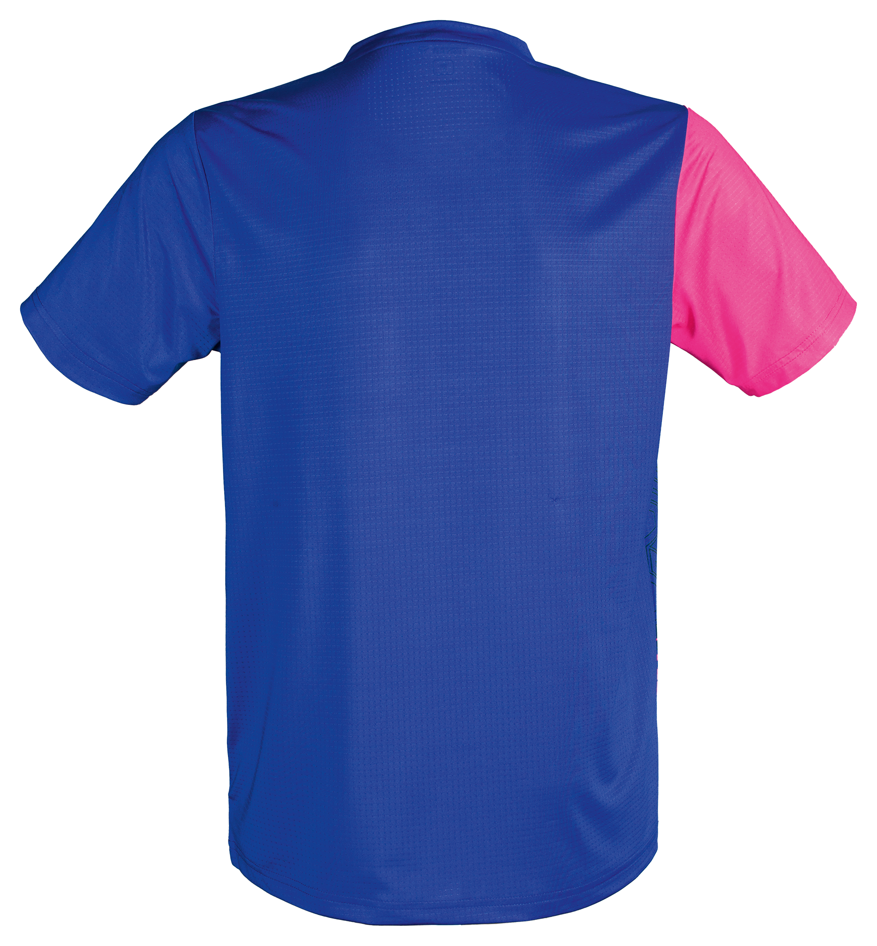 Tibhar shirt Azur roze/geel/blauw