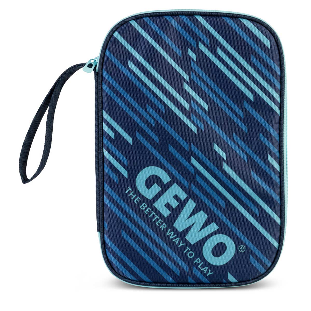 Gewo Single Cover Stripes navy/sky