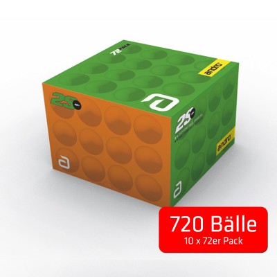 Andro Ball PolyS** orange 10-pack (720)