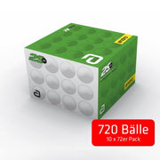 Andro Ball Poly2S**blanc, lot de 10 (720)