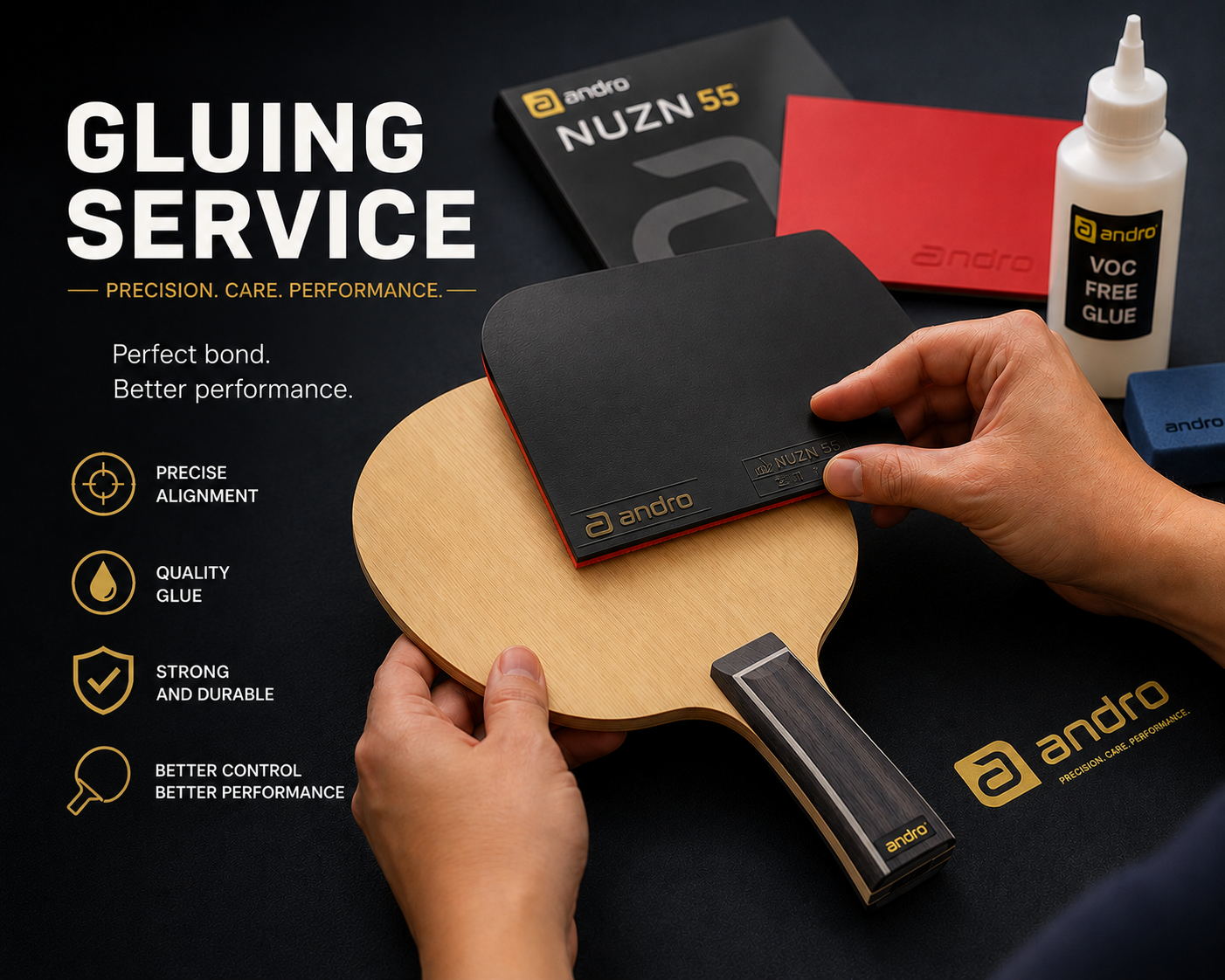 Professional Rubber Gluing Service