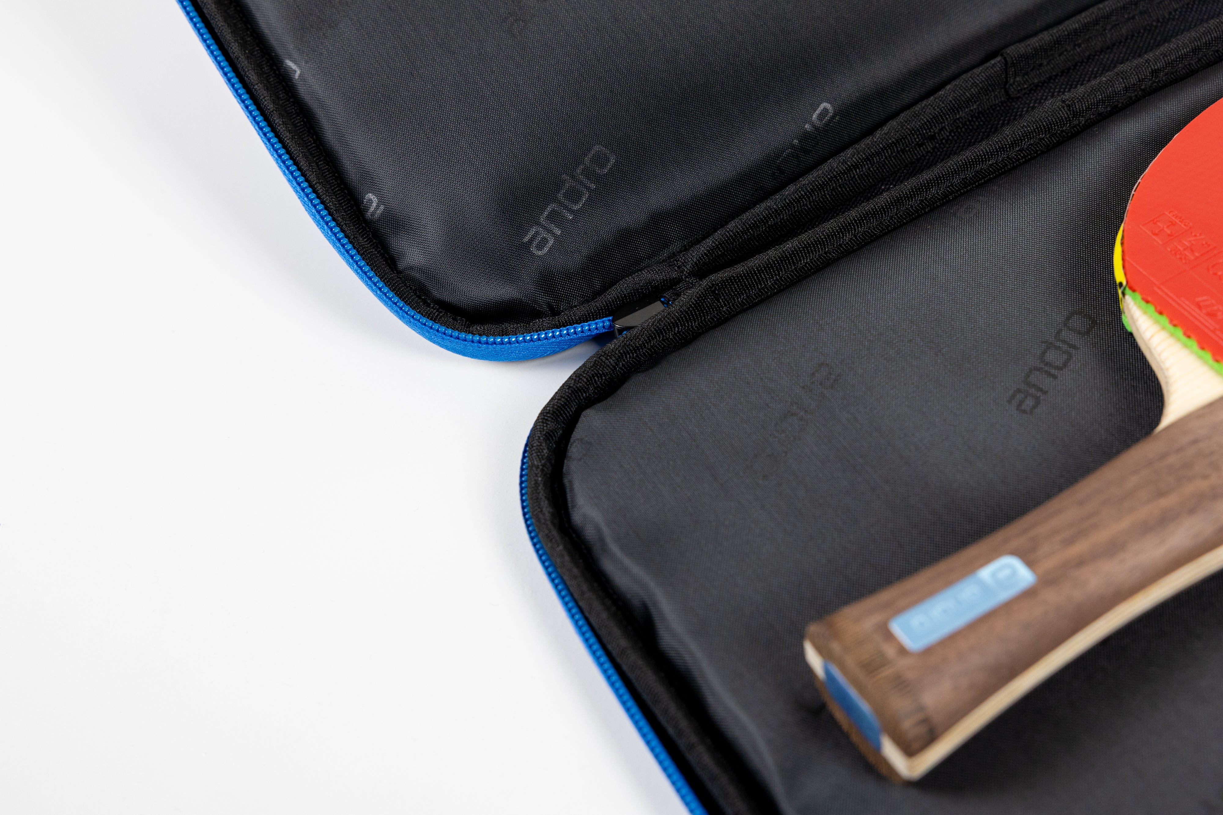 Andro housse simple Taiva bleu royal/noir