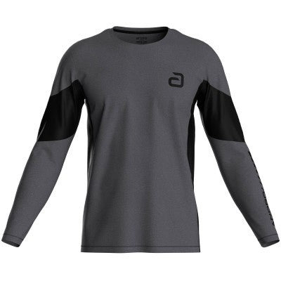 Andro Longsleeve Ivers grijs/zwart