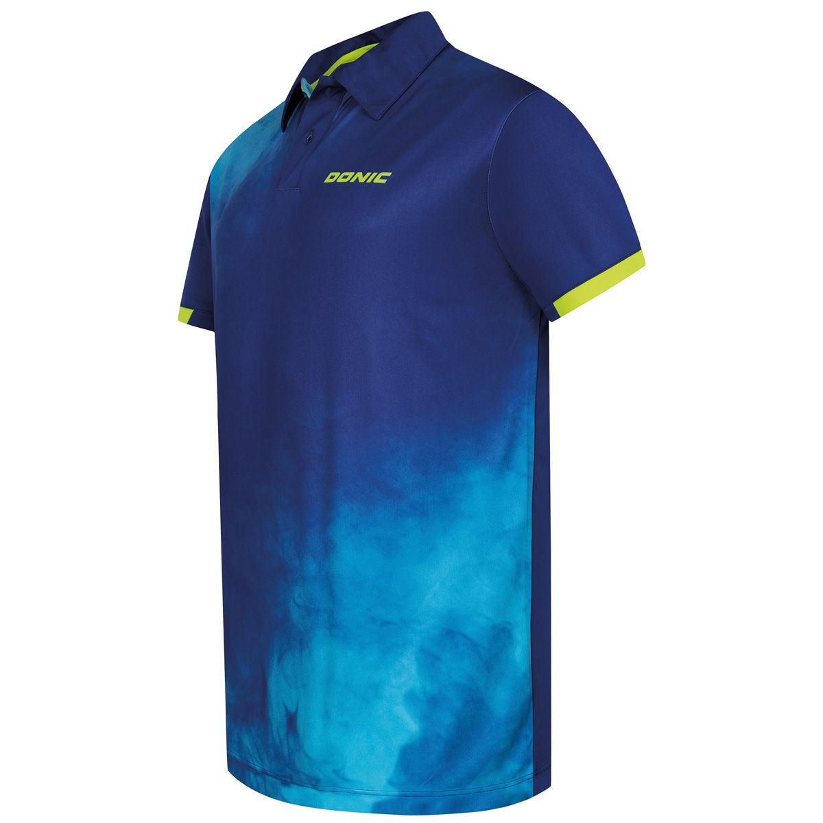 Donic shirt Lyra navy/lightblue/lime