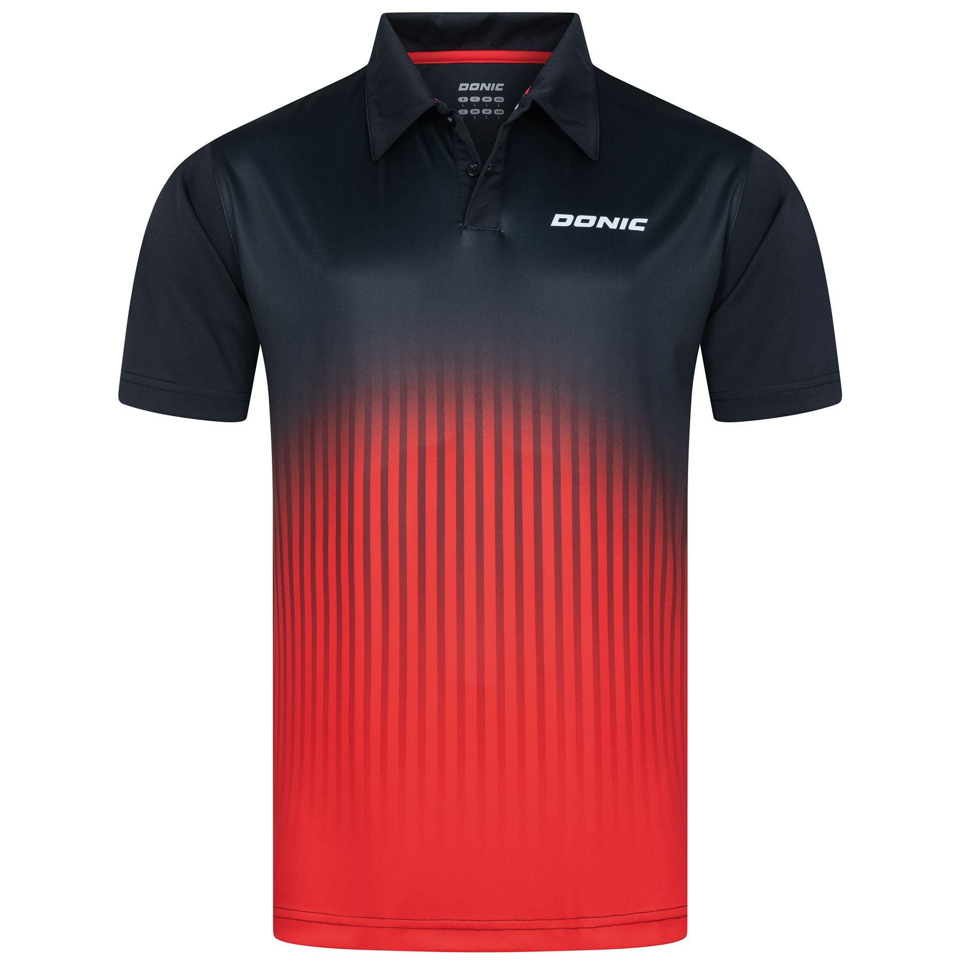 Donic shirt Nuvon Junior black/red