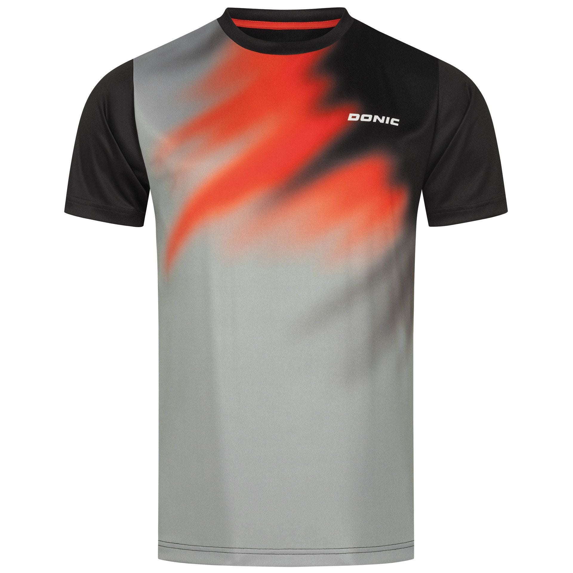 Donic shirt Furious Junior black/grey/red