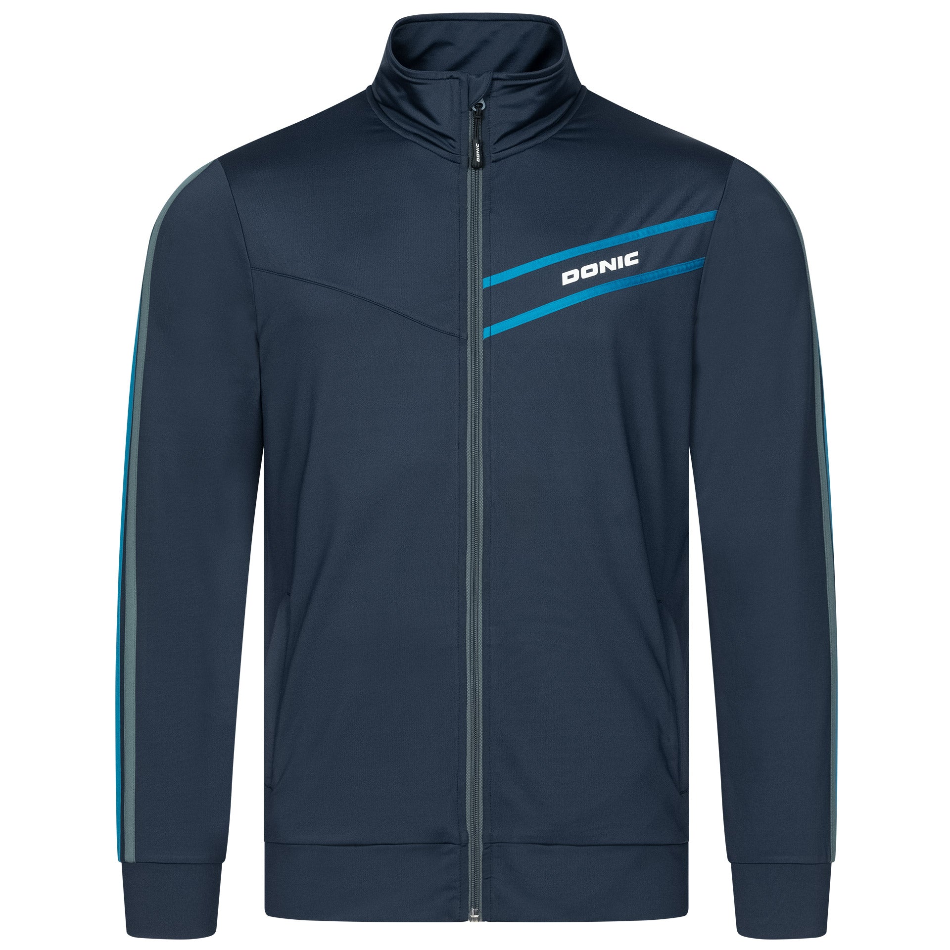 Donic Trainingsjack Capri marine/cyanblauw