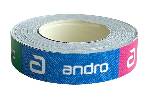 Andro Edge Tape Colors 10mm 5m vert/bleu/rose