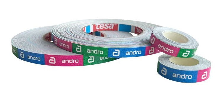 Andro Zijkantband Colors 12mm 5m groen/blauw/roze