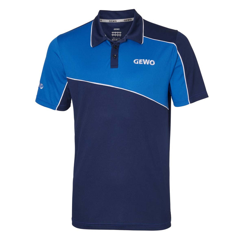 Gewo shirt Pinto marine/royalblauw