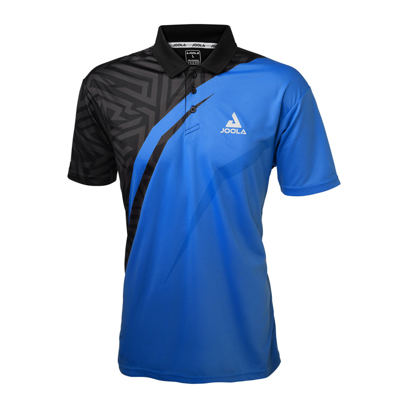 Joola shirt Synergy zwart/blauw