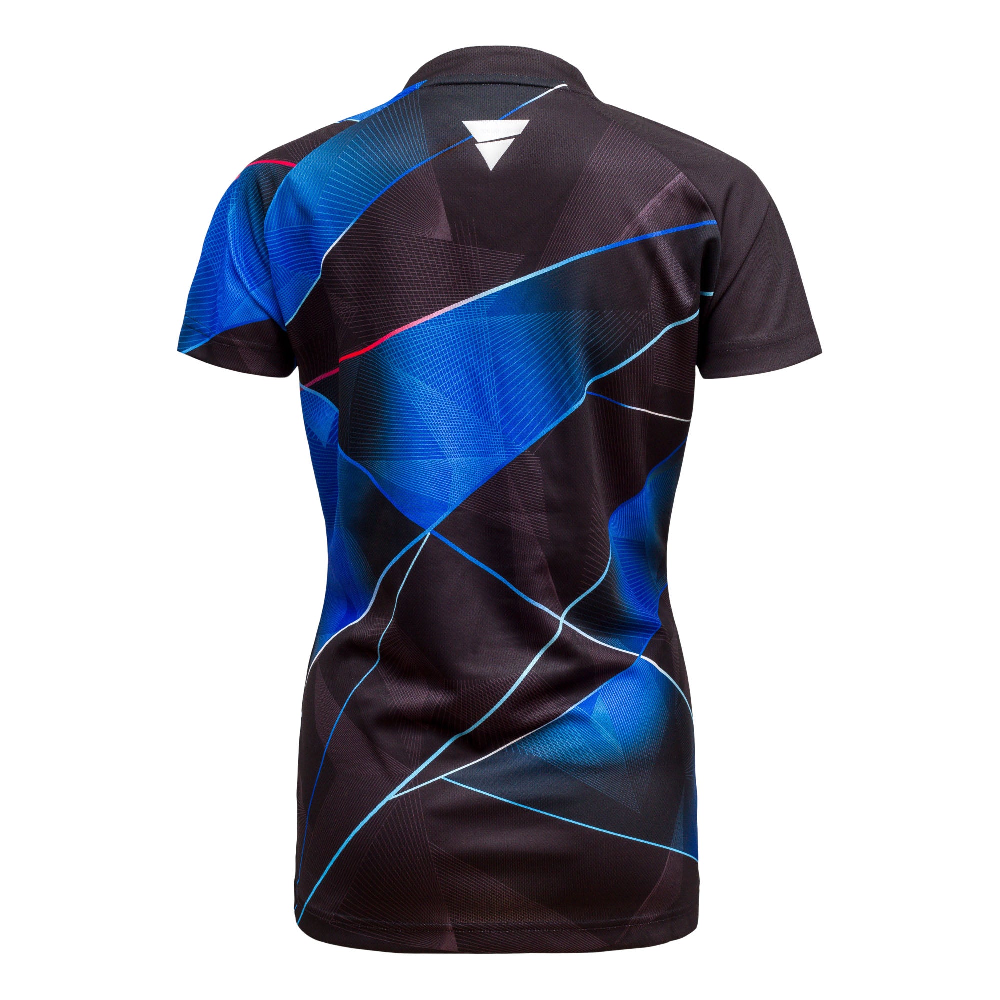 Victas Shirt Lady 226 zwart/blauw