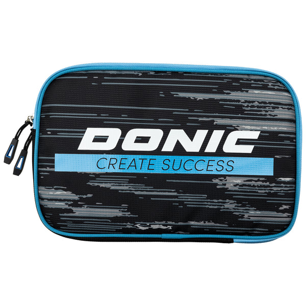 Donic Double bat cover POP black/cyanblue